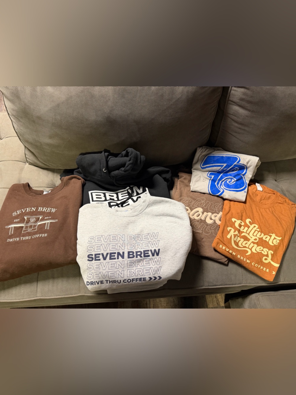 7 BREW sweatshirts and tees